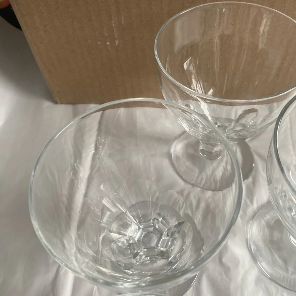 Georgian Rummer Drinking Glass Set of 5